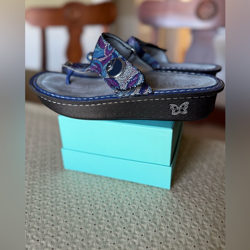 Algeria Carina Purple Swell Sandal Sz 8 - 8.5 - Picture 7 of 10